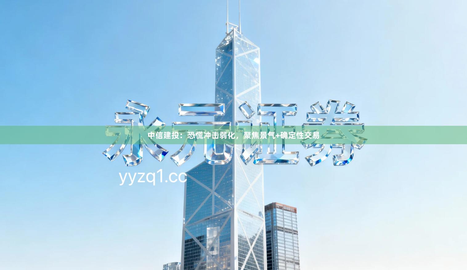中信建投：恐慌冲击弱化，聚焦景气+确定性交易
